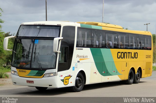 Empresa Gontijo de Transportes 12810 na cidade de Aracaju, Sergipe, Brasil, por Weiller Alves. ID da foto: 5451957.