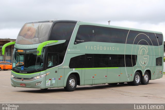 Viação Garcia 7177 na cidade de Curitiba, Paraná, Brasil, por Luan Lenon. ID da foto: 5452338.