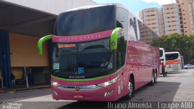 Viação Garcia 7947 na cidade de Sorocaba, São Paulo, Brasil, por Bruno Almeida. ID da foto: 5450280.