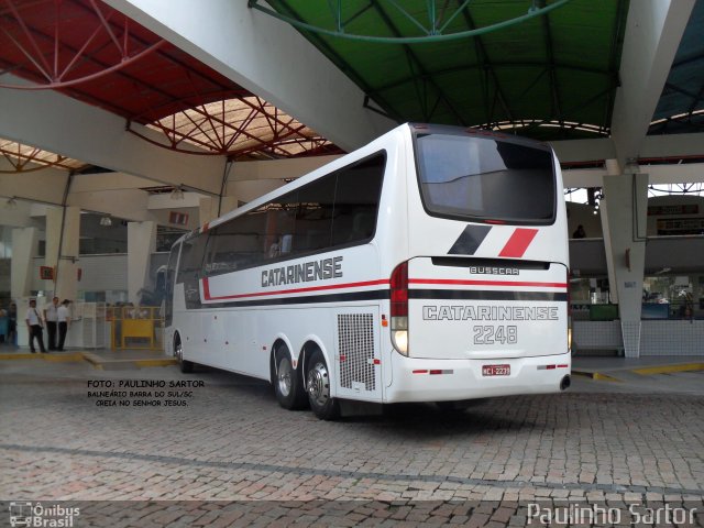 Auto Viação Catarinense 2248 na cidade de Joinville, Santa Catarina, Brasil, por Paulinho Sartor. ID da foto: 5450289.