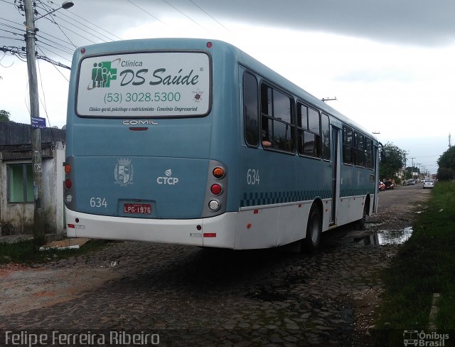 Transportes Santa Maria 634 na cidade de Pelotas, Rio Grande do Sul, Brasil, por Felipe Ferreira Ribeiro. Número da foto: #5451731.