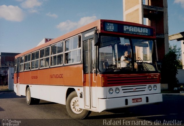Auto Viação Natividade RJ 109.024 na cidade de Itaperuna, Rio de Janeiro, Brasil, por Rafael Fernandes de Avellar. Número da foto: #5453559.