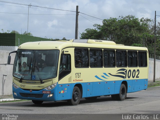 Expresso 1002 1757 na cidade de Recife, Pernambuco, Brasil, por Luiz Carlos de Santana. Número da foto: #5453705.