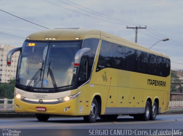 Viação Itapemirim 60625 na cidade de Conselheiro Lafaiete, Minas Gerais, Brasil, por Sérgio A.  B.  Canuto. Número da foto: #5454723.