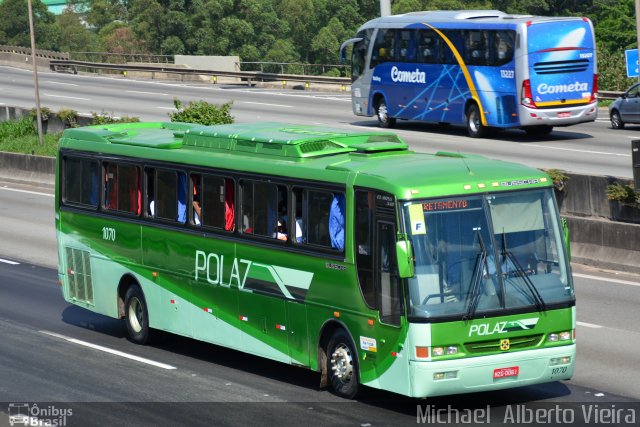 Polaztur Transporte e Turismo 1070 na cidade de Barueri, São Paulo, Brasil, por Michael  Alberto Vieira. ID da foto: 5452760.