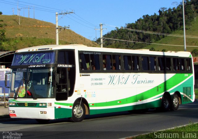 WNA Turismo e Fretamento 2998 na cidade de Viana, Espírito Santo, Brasil, por Saimom  Lima. ID da foto: 5452952.