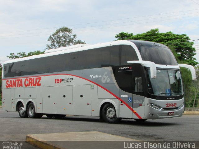 Viação Santa Cruz 234140 na cidade de Alfenas, Minas Gerais, Brasil, por Lucas Elson de Oliveira. Número da foto: #5453017.
