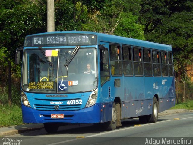 São Dimas Transportes 40152 na cidade de Belo Horizonte, Minas Gerais, Brasil, por Adão Raimundo Marcelino. ID da foto: 5454412.