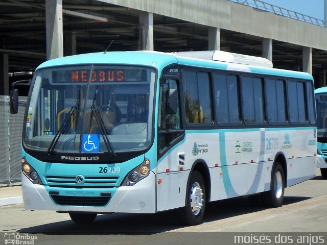 Maraponga Transportes 26709 na cidade de Fortaleza, Ceará, Brasil, por Francisco Moisés  Silva dos Anjos. ID da foto: 5454825.