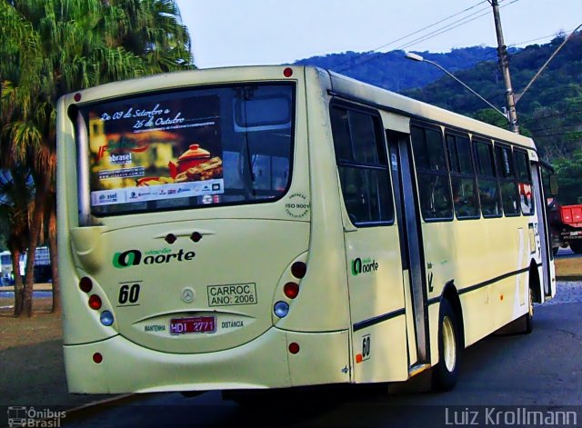 Auto Viação Norte 60 na cidade de Juiz de Fora, Minas Gerais, Brasil, por Luiz Krolman. ID da foto: 5456691.