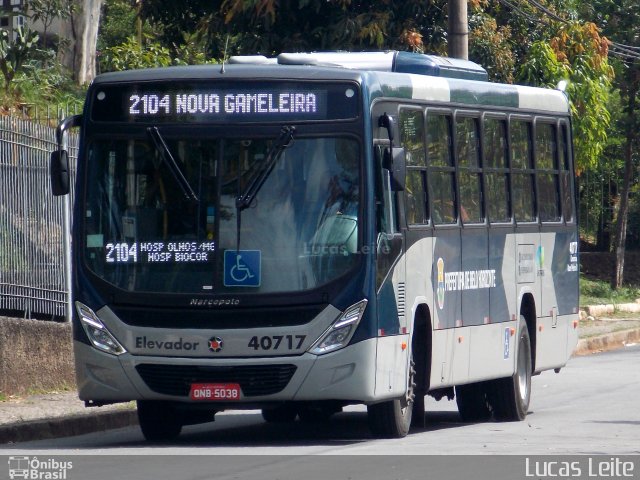 Viação Anchieta 40717 na cidade de Belo Horizonte, Minas Gerais, Brasil, por Lucas Leite. ID da foto: 5455972.