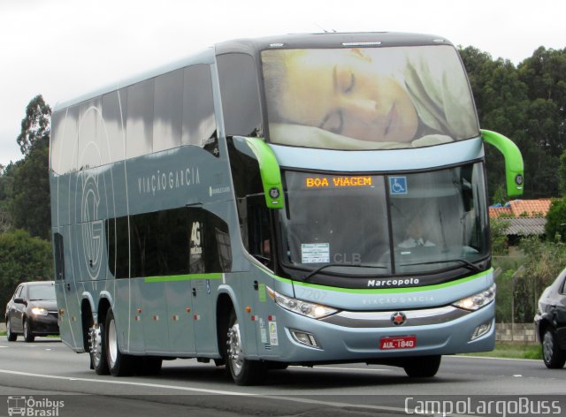 Viação Garcia 7207 na cidade de Campo Largo, Paraná, Brasil, por Alessandro Fracaro Chibior. Número da foto: #5455632.