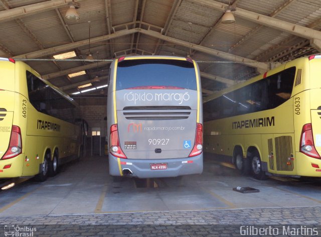 Rápido Marajó 90927 na cidade de Guarapari, Espírito Santo, Brasil, por Gilberto Martins. Número da foto: #5456997.