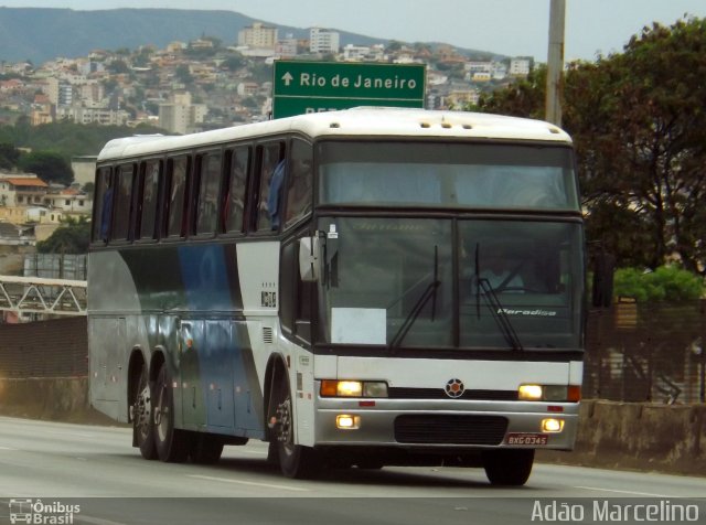 Ônibus Particulares 0345 na cidade de Belo Horizonte, Minas Gerais, Brasil, por Adão Raimundo Marcelino. ID da foto: 5456745.