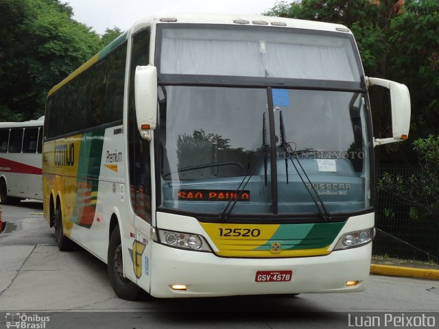 Empresa Gontijo de Transportes 12520 na cidade de São Paulo, São Paulo, Brasil, por Luan Peixoto. ID da foto: 5455005.