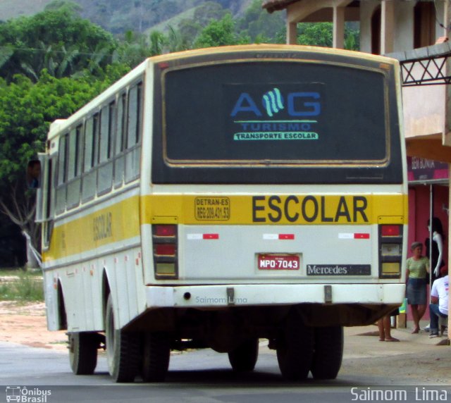 A&G Turismo e Transporte Escolar 114 na cidade de Iúna, Espírito Santo, Brasil, por Saimom  Lima. ID da foto: 5455622.