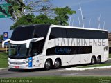 Auto Viação Catarinense 3722 na cidade de Florianópolis, Santa Catarina, Brasil, por Henrique Moreira Rodrigues. Número da foto: #:id.