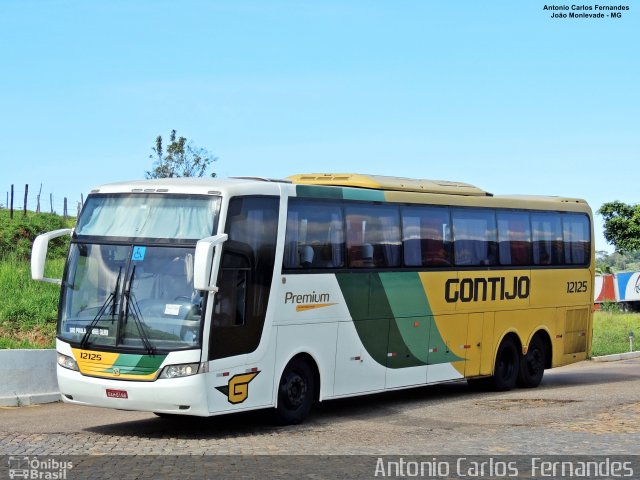 Empresa Gontijo de Transportes 12125 na cidade de João Monlevade, Minas Gerais, Brasil, por Antonio Carlos Fernandes. Número da foto: #5392442.