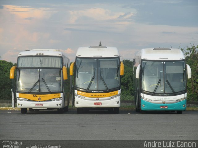 Viação Araguarina 11015 na cidade de Goiânia, Goiás, Brasil, por André Luiz Canon. Número da foto: #5393112.