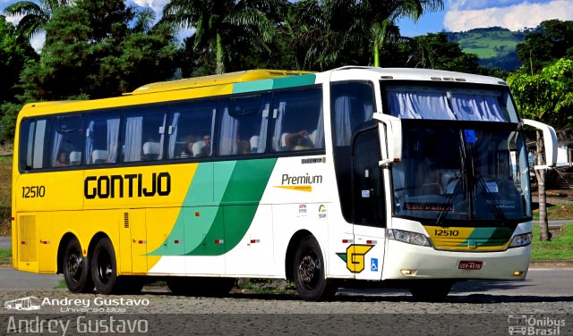 Empresa Gontijo de Transportes 12510 na cidade de Perdões, Minas Gerais, Brasil, por Andrey Gustavo. ID da foto: 5393641.