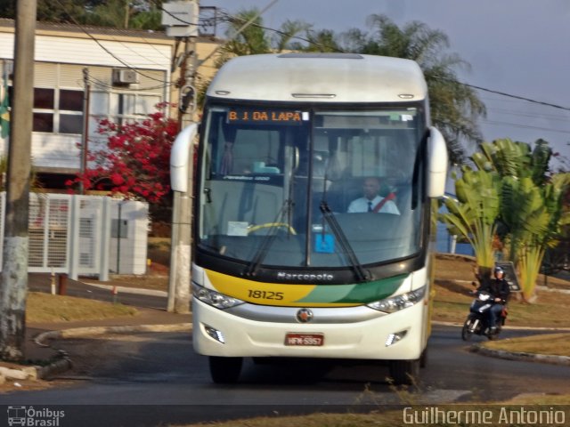 Empresa Gontijo de Transportes 18125 na cidade de Araxá, Minas Gerais, Brasil, por Guilherme Antonio. Número da foto: #5393045.