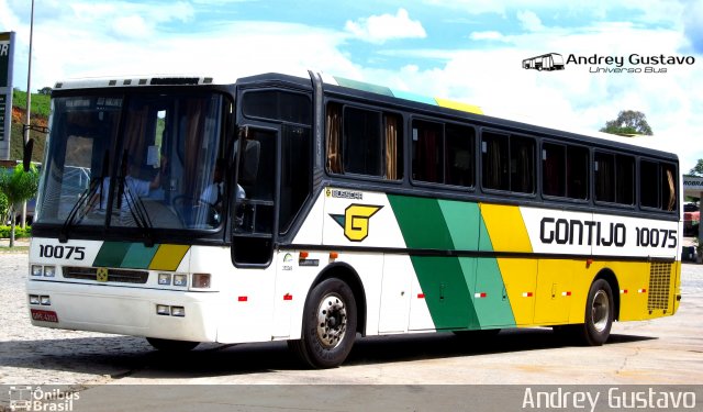 Empresa Gontijo de Transportes 10075 na cidade de Perdões, Minas Gerais, Brasil, por Andrey Gustavo. ID da foto: 5393678.