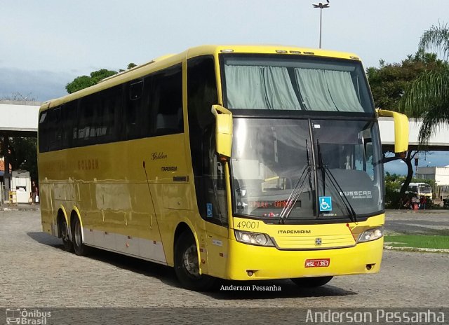 Viação Itapemirim 49001 na cidade de Campos dos Goytacazes, Rio de Janeiro, Brasil, por Anderson Pessanha. ID da foto: 5393128.