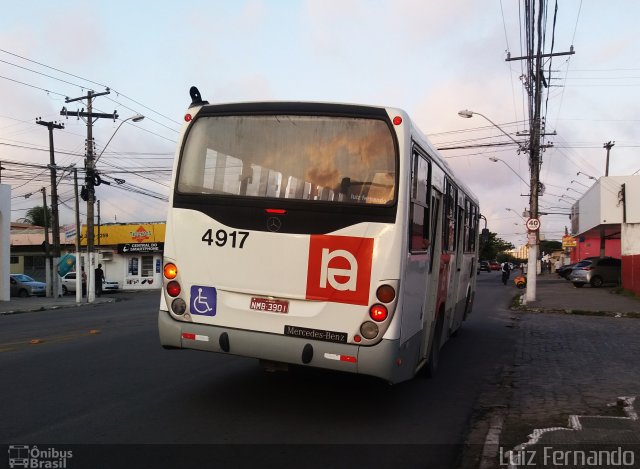 Real Alagoas de Viação 4917 na cidade de Maceió, Alagoas, Brasil, por Luiz Fernando. ID da foto: 5393143.