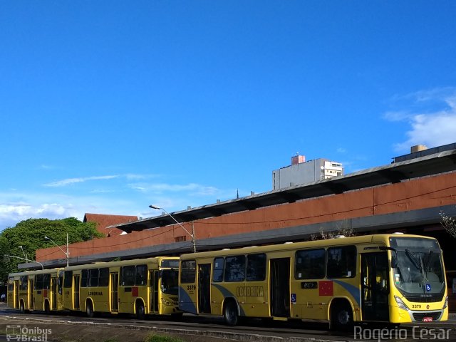 TCGL - Transportes Coletivos Grande Londrina 3379 na cidade de Londrina, Paraná, Brasil, por Rogério César. ID da foto: 5393979.