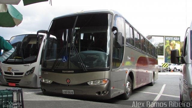 Ônibus Particulares LSD0516 na cidade de Aparecida, São Paulo, Brasil, por Alex Ramos Ribeiro. ID da foto: 5459796.