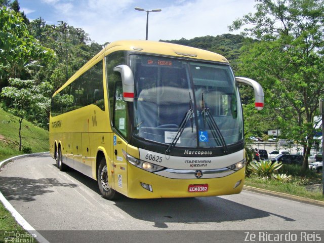 Viação Itapemirim 60625 na cidade de Petrópolis, Rio de Janeiro, Brasil, por Zé Ricardo Reis. Número da foto: #5458420.