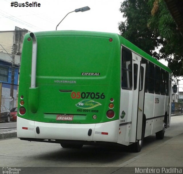 Via Verde Transportes Coletivos 0507056 na cidade de Manaus, Amazonas, Brasil, por Monteiro Padilha. Número da foto: #5459740.