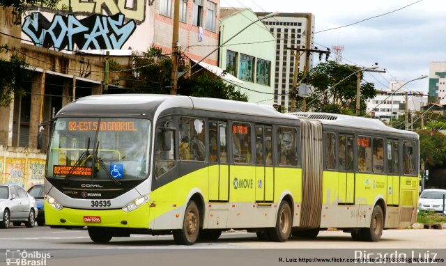 Bettania Ônibus 30535 na cidade de Belo Horizonte, Minas Gerais, Brasil, por Ricardo Luiz. Número da foto: #5461380.