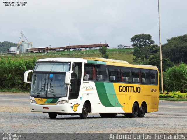 Empresa Gontijo de Transportes 11965 na cidade de João Monlevade, Minas Gerais, Brasil, por Antonio Carlos Fernandes. ID da foto: 5460361.