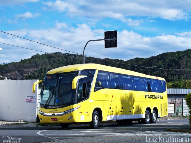 Viação Itapemirim 60555 na cidade de Juiz de Fora, Minas Gerais, Brasil, por Luiz Krolman. Número da foto: #5460185.