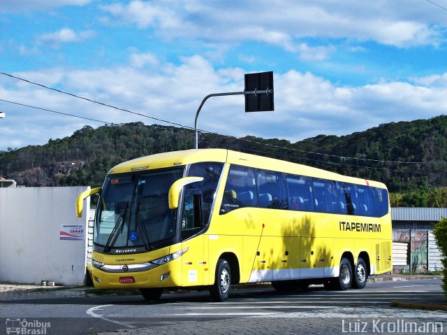 Viação Itapemirim 60555 na cidade de Juiz de Fora, Minas Gerais, Brasil, por Luiz Krolman. ID da foto: 5460185.