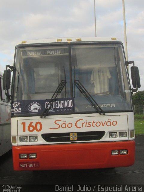 São Cristovão Transporte e Turismo 160 na cidade de São Lourenço da Mata, Pernambuco, Brasil, por Daniel  Julio. ID da foto: 5460964.