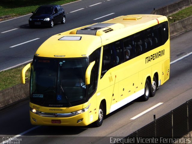 Viação Itapemirim 60065 na cidade de São José dos Campos, São Paulo, Brasil, por Ezequiel Vicente Fernandes. ID da foto: 5394748.