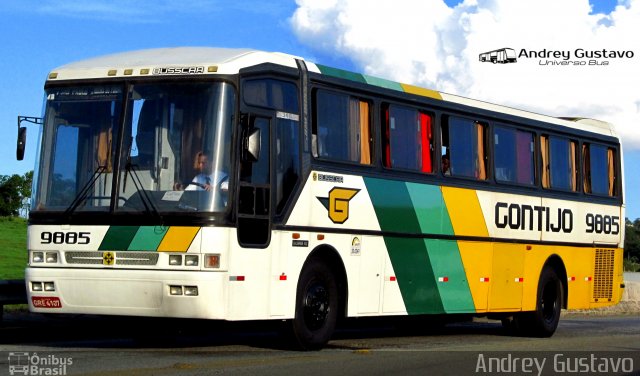 Empresa Gontijo de Transportes 9885 na cidade de Perdões, Minas Gerais, Brasil, por Andrey Gustavo. ID da foto: 5394792.