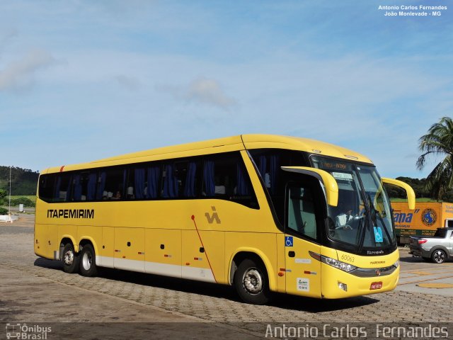 Viação Itapemirim 60063 na cidade de João Monlevade, Minas Gerais, Brasil, por Antonio Carlos Fernandes. Número da foto: #5394582.