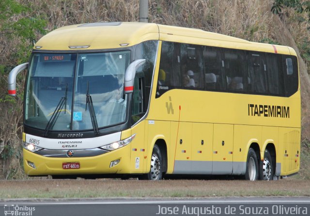 Viação Itapemirim 60815 na cidade de Paracambi, Rio de Janeiro, Brasil, por José Augusto de Souza Oliveira. ID da foto: 5395308.