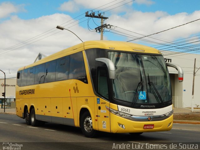 Viação Itapemirim 60683 na cidade de Juiz de Fora, Minas Gerais, Brasil, por André Luiz Gomes de Souza. Número da foto: #5395750.