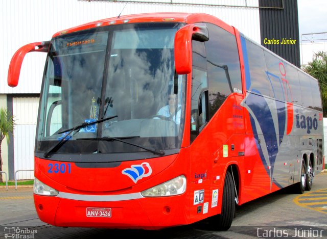 Viação Santana Iapó 2301 na cidade de Goiânia, Goiás, Brasil, por Carlos Júnior. Número da foto: #5395428.