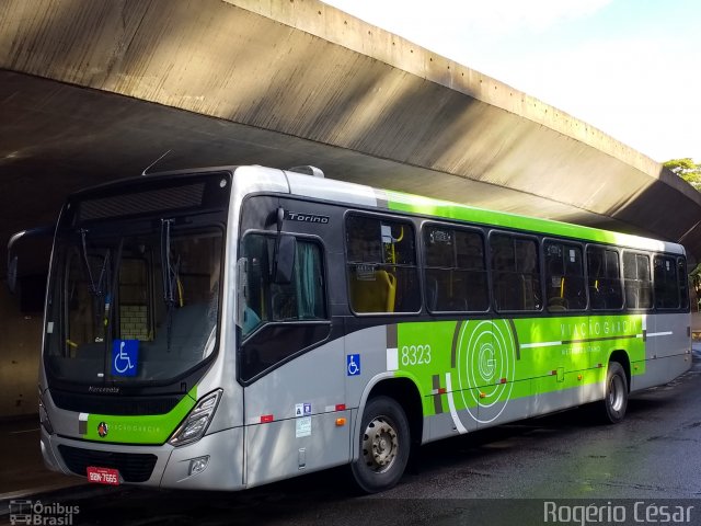 Viação Garcia 8323 na cidade de Londrina, Paraná, Brasil, por Rogério César. Número da foto: #5395643.