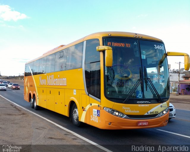 Novo Millenium Turismo 3400 na cidade de Conselheiro Lafaiete, Minas Gerais, Brasil, por Rodrigo  Aparecido. ID da foto: 5397333.