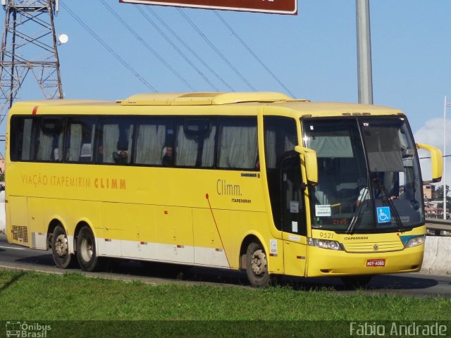 Viação Itapemirim 9521 na cidade de Vitória, Espírito Santo, Brasil, por Fábio Andrade. Número da foto: #5397695.