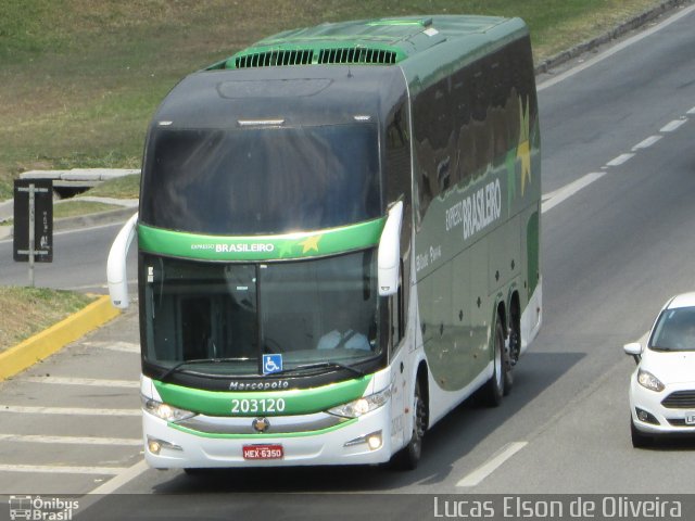 Expresso Brasileiro 203120 na cidade de Aparecida, São Paulo, Brasil, por Lucas Elson de Oliveira. ID da foto: 5398196.