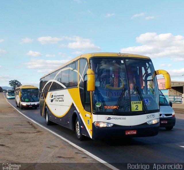Viação Progresso 32175 na cidade de Conselheiro Lafaiete, Minas Gerais, Brasil, por Rodrigo  Aparecido. Número da foto: #5397294.