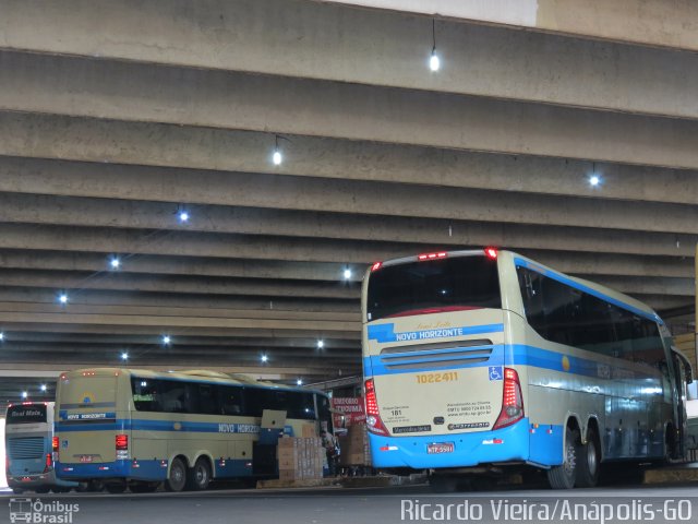 Viação Novo Horizonte 1022411 na cidade de Anápolis, Goiás, Brasil, por Ricardo Vieira. Número da foto: #5397896.