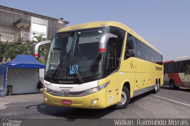Viação Itapemirim 60597 na cidade de Rio de Janeiro, Rio de Janeiro, Brasil, por Willian Raimundo Morais. Número da foto: #5396716.